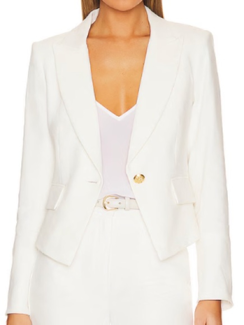 Veronica Beard Hosanna Dickey Jacket Off-White Size 4